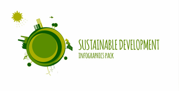 Sustainable Development Infographics Pack alt