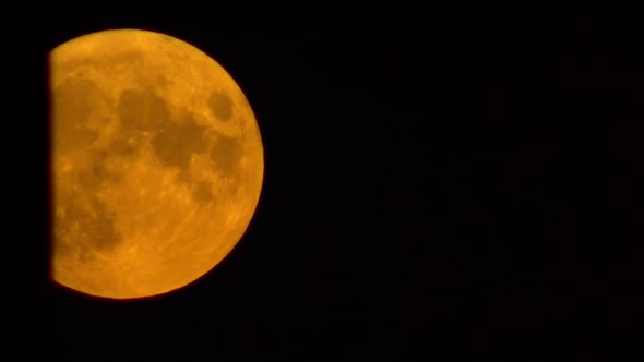 Full Orange Moon