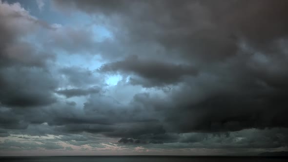 Storm Clouds on the Sea