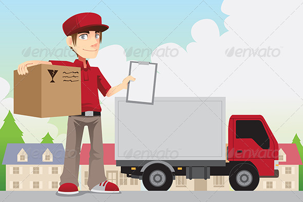 Delivery Person - People Characters