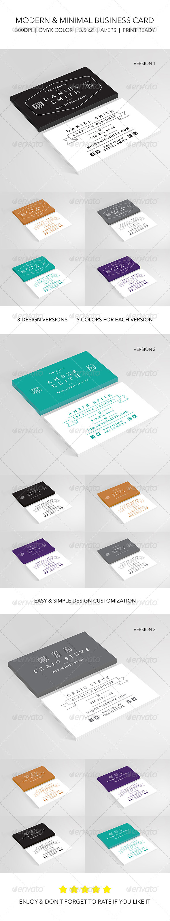 Creative Modern Designer Business Card - Creative Business Cards