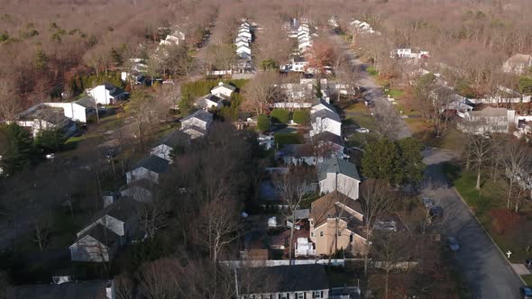 Suburbs In Winter Long Island 1