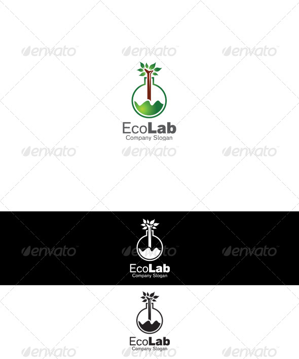 Eco Lab Logo - Nature Logo Templates