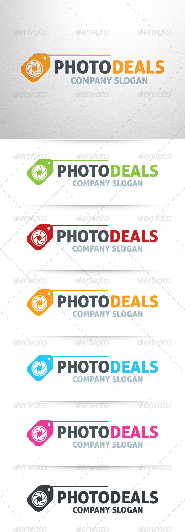 Photo Deals Logo Template - Symbols Logo Templates