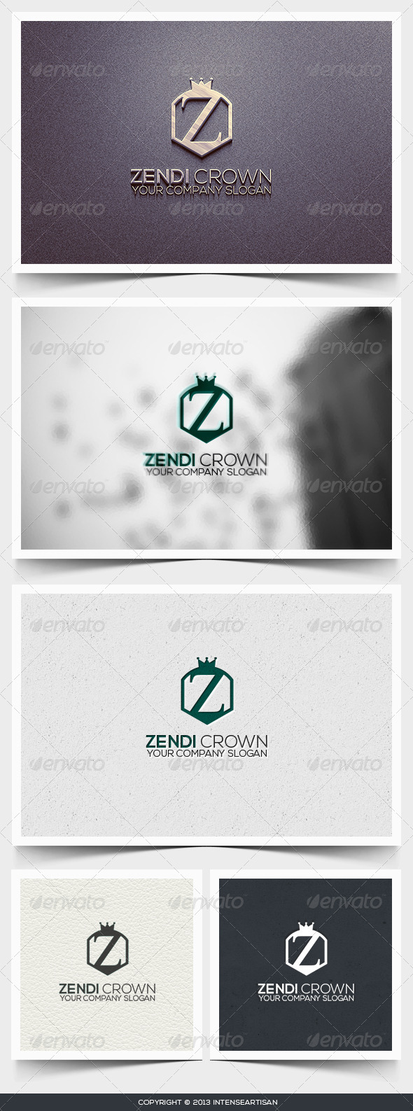 Zendi Crown Logo Template - Letters Logo Templates