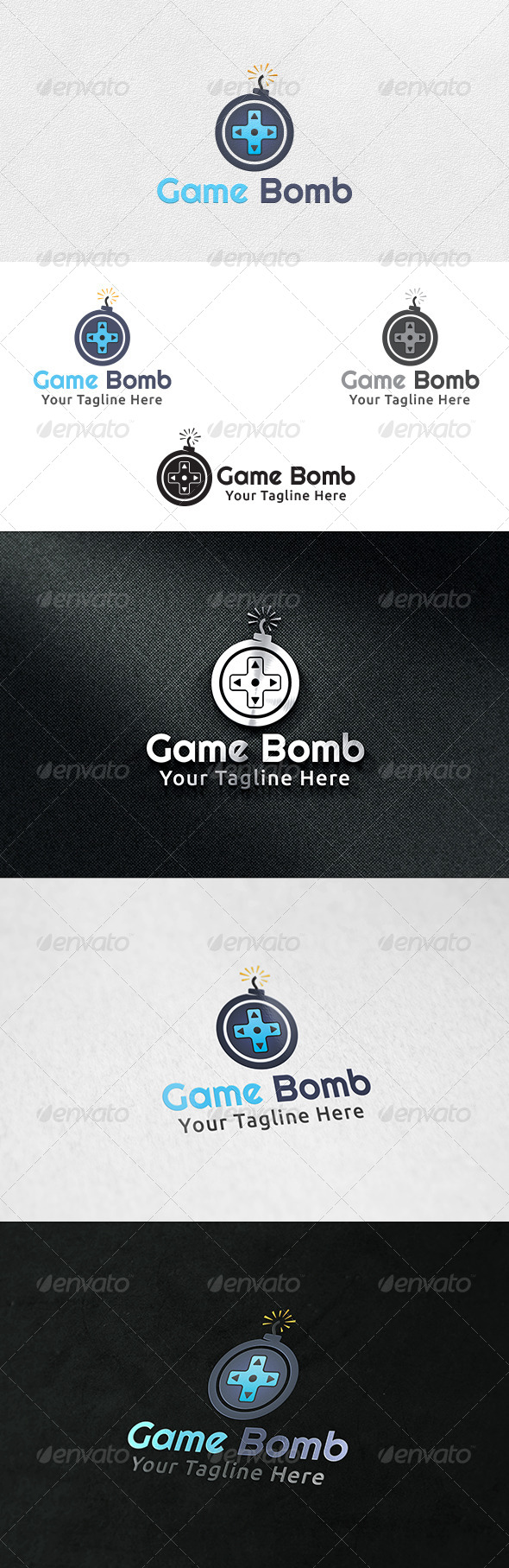 Game Bomb - Logo Template - Symbols Logo Templates