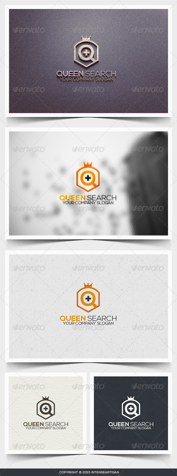 Queen Search Logo Template - Objects Logo Templates