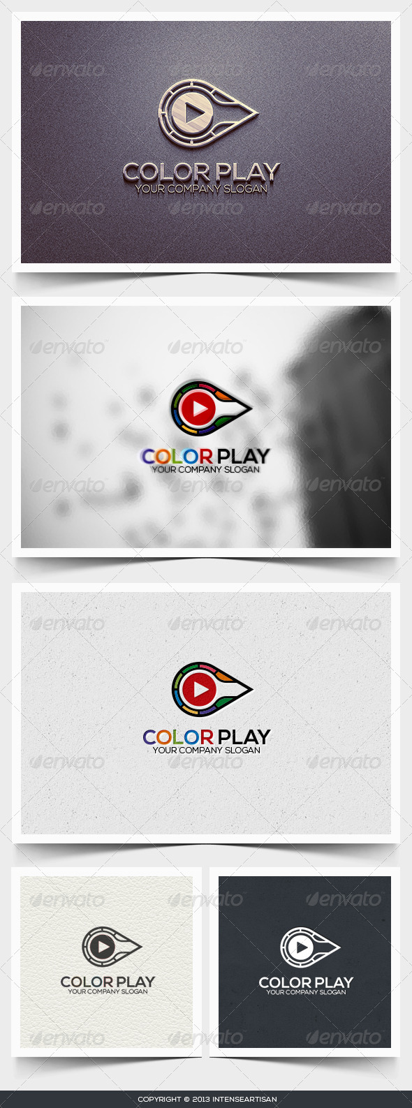 Color Play Logo Template - Objects Logo Templates
