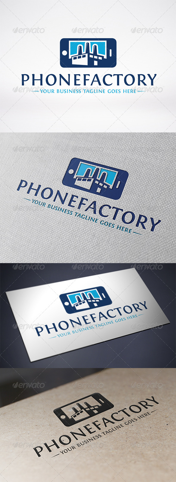 Phone Factory Logo Template - Objects Logo Templates