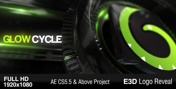 Glow Cycle Logo - VideoHive 6446155