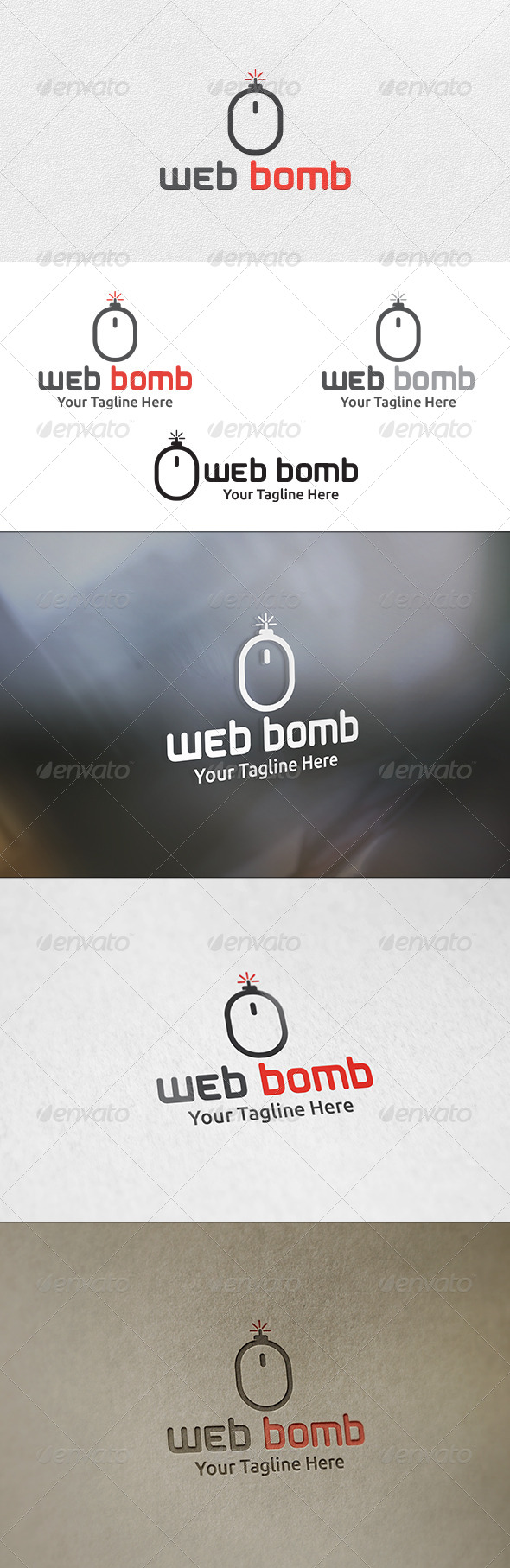 Web Bomb - Logo Template - Objects Logo Templates
