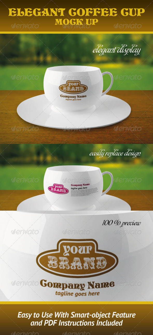 Elegant Coffee Cup Mock-up