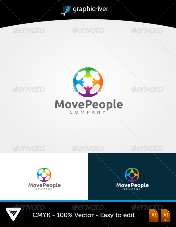MovePeople Logo - Logo Templates