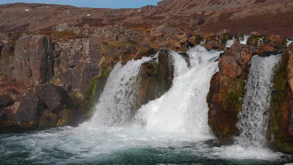 Dynjandi Falls Westfjords Iceland alt