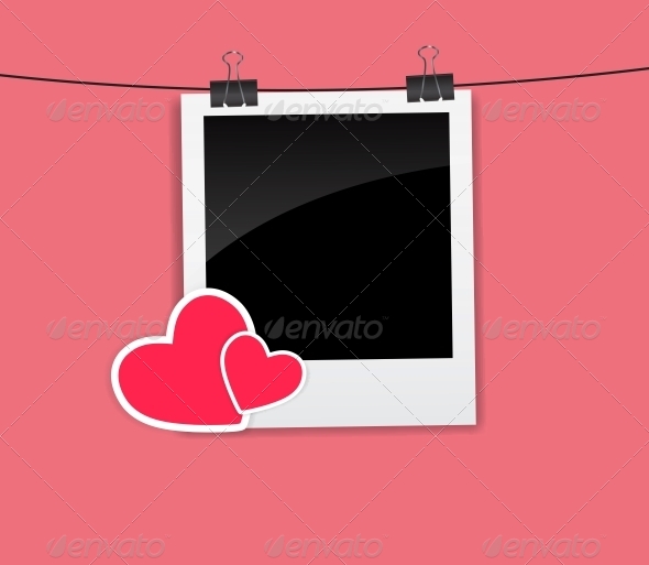 Valentine`s Day Photo Card with Heart - Valentines Seasons/Holidays