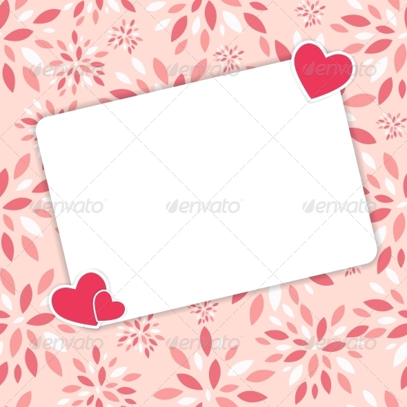 Valentines Day Heart Background, Vector - Valentines Seasons/Holidays