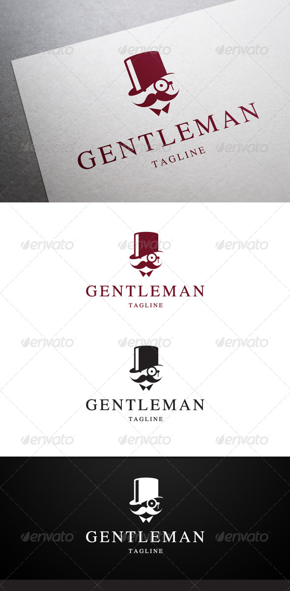 Gentleman Logo - Humans Logo Templates