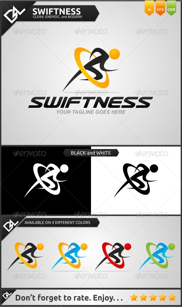 Swiftness - Humans Logo Templates