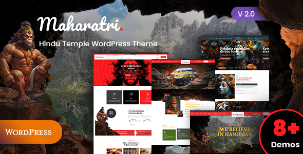 Maharatri – Hindu Temple WordPress Theme