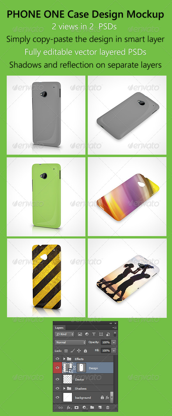 Phone One Case design mockup