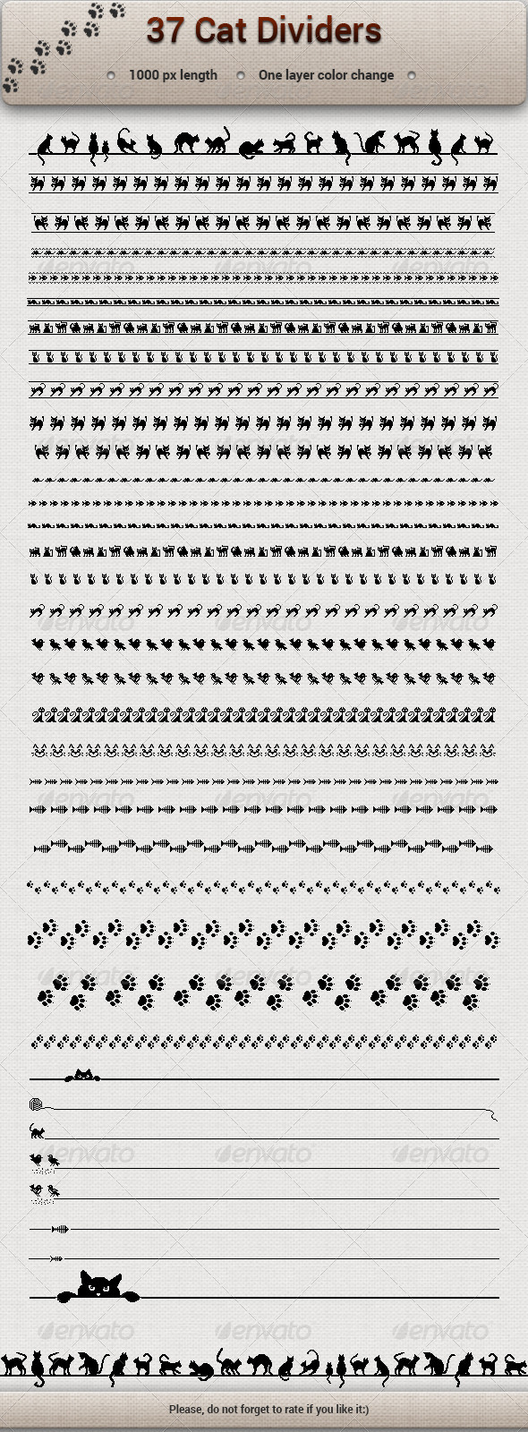 37 Web Dividers - Miscellaneous Web Elements