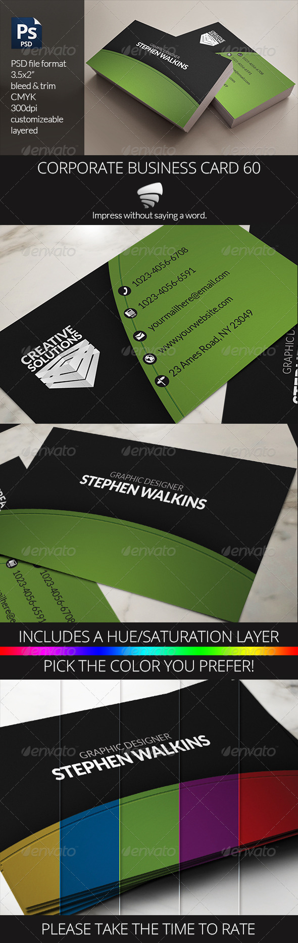 Corporate Business Card 60 - Corporate Business Cards