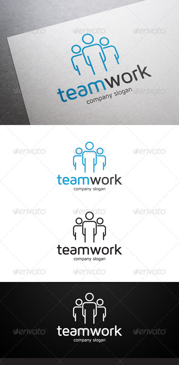 Teamwork Logo - Humans Logo Templates