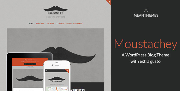 Moustachey: A Blog - ThemeForest 3347168