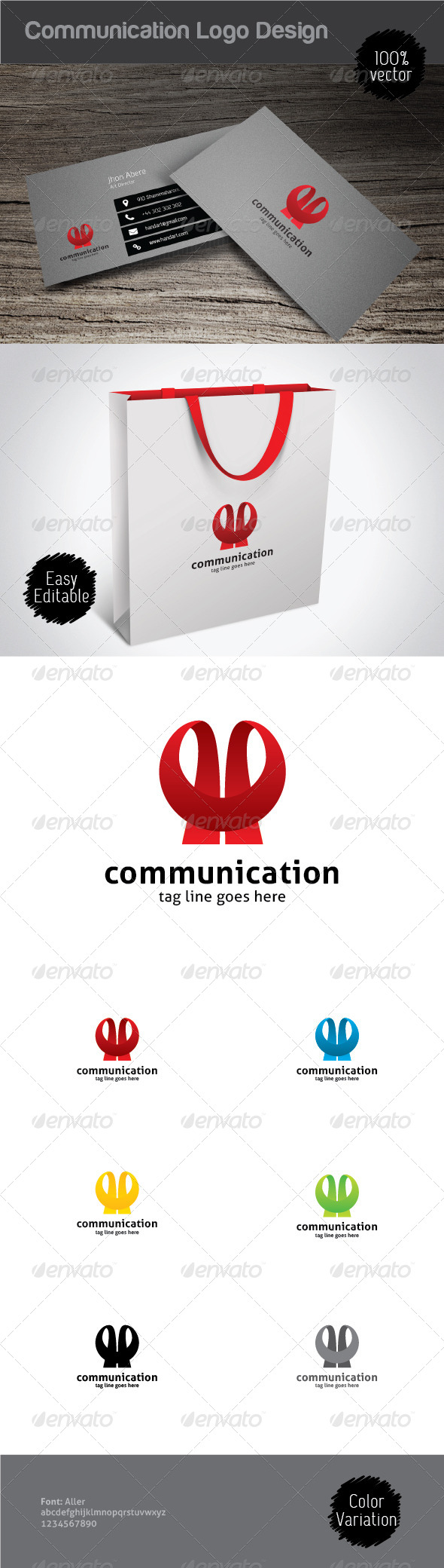 Communication Logo Design Template - Symbols Logo Templates