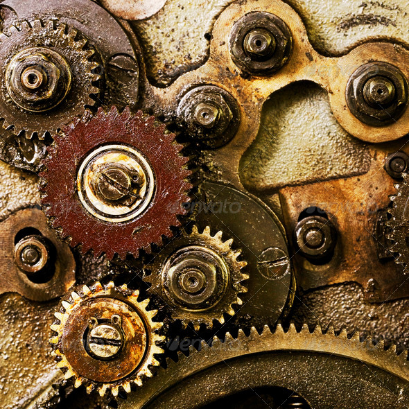 old gearing - Stock Photo - Images