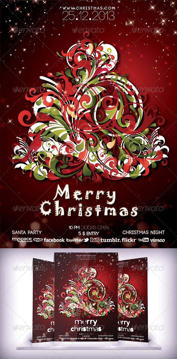 Christmas Night Flyer - Print Templates