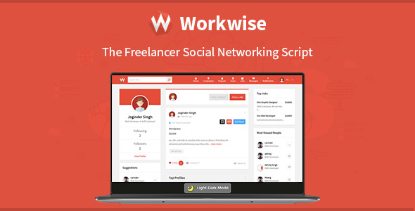 Workwise - The Freelancer Social Networking Script