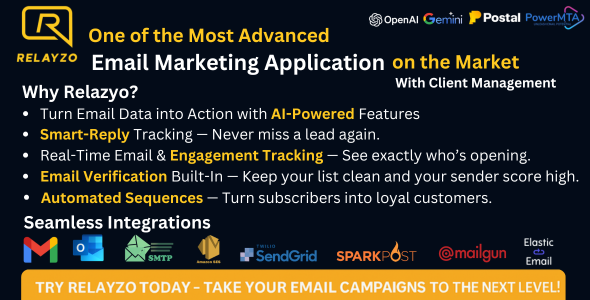 Relayzo – Email Marketing Application