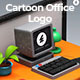 Cartoon Office Logo Cartoon Office Logo - VideoHive Item for Sale