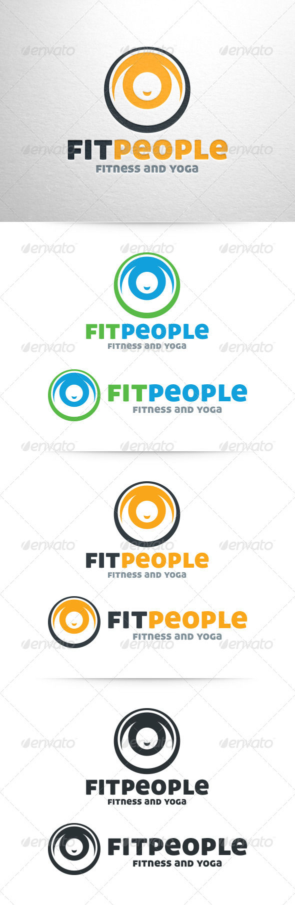 Fit People Logo - Humans Logo Templates