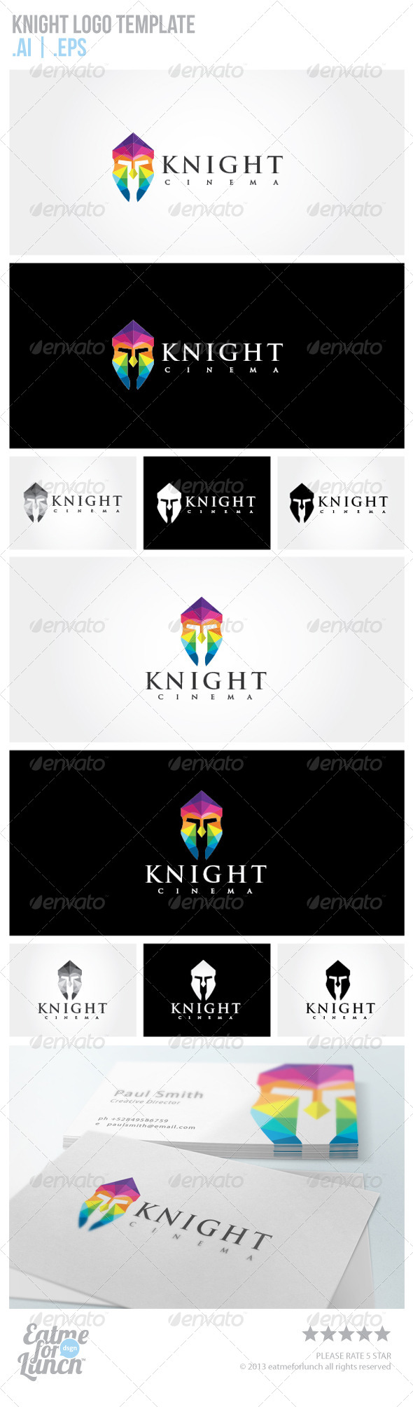 Knight Logo Template - Objects Logo Templates