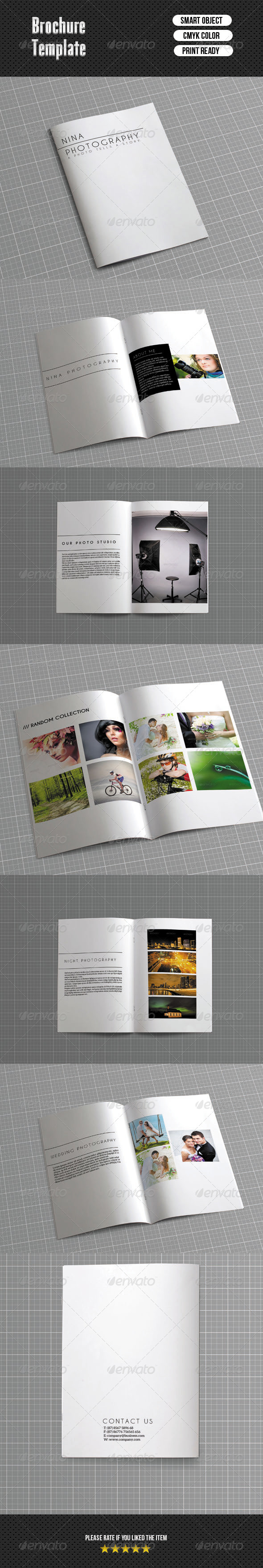 Bifold Brochure-Photographer - Portfolio Brochures
