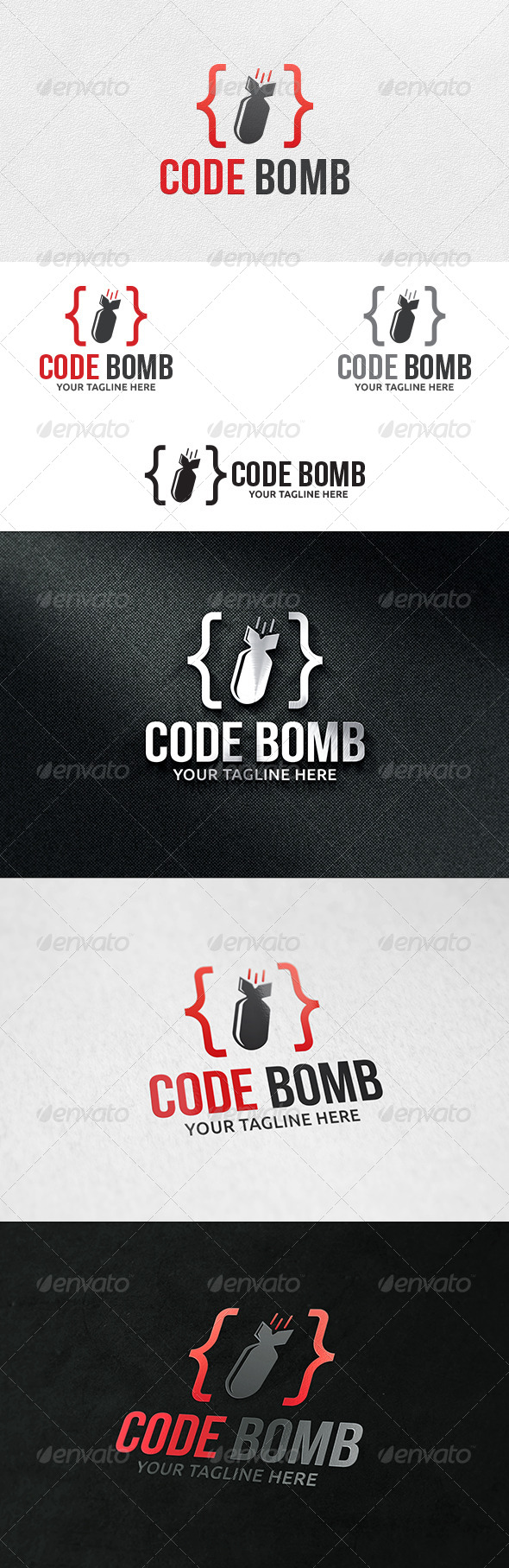 Code Bomb - Logo Template - Symbols Logo Templates