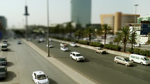 Saudi Arabia Riyadh  Traffic  Time Laps  alt