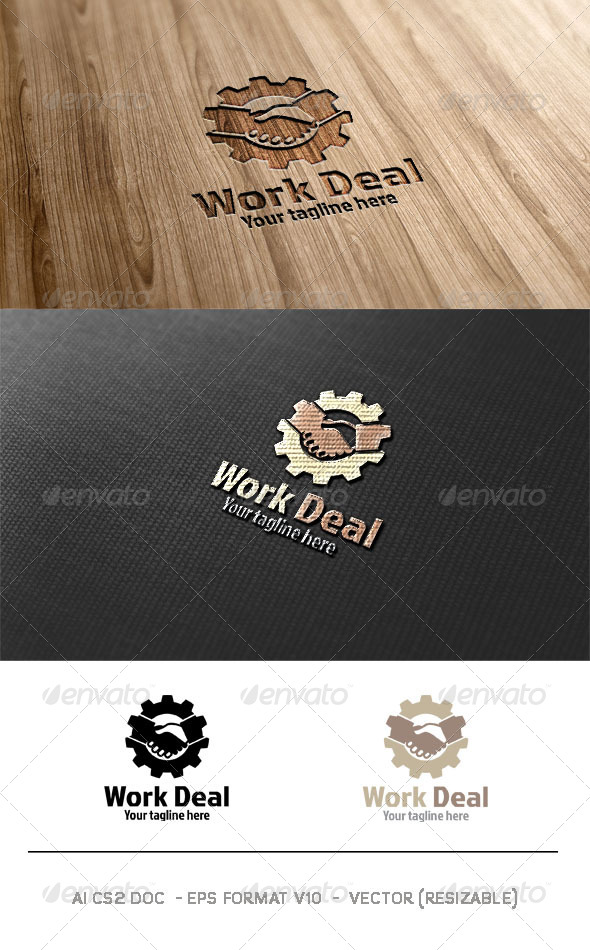 Work Deal Logo - Symbols Logo Templates