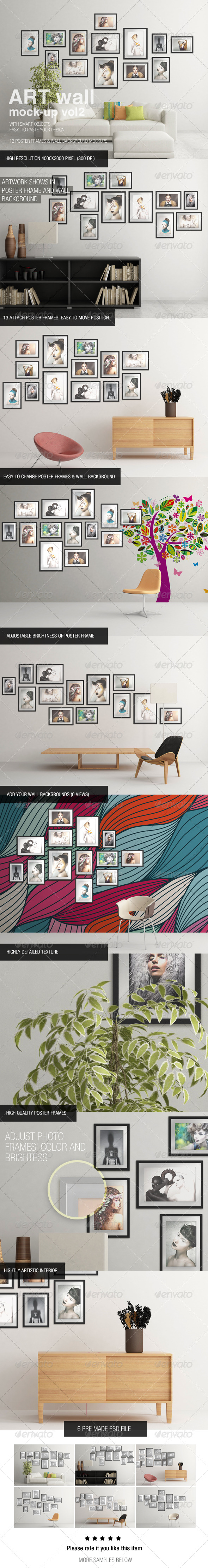 Art Wall Mock-Up Vol.2 - Posters Print