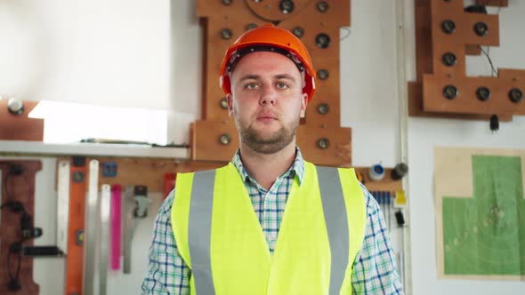 Car Service Repair Maintenance and People Concept Portrait of Auto Mechanic Man at Workshop or alt