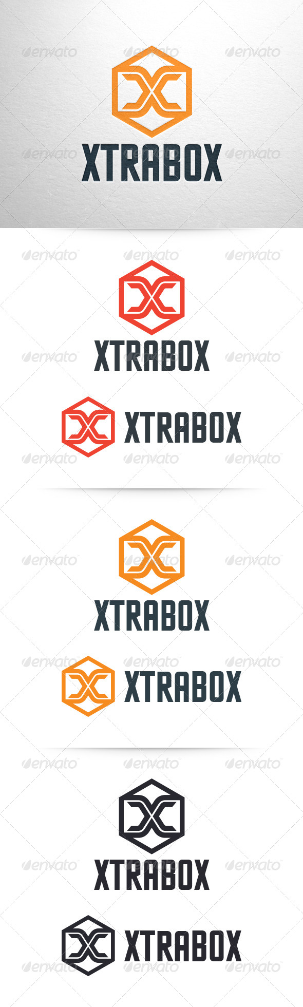 Xtrabox - Letter X Logo Template - Letters Logo Templates