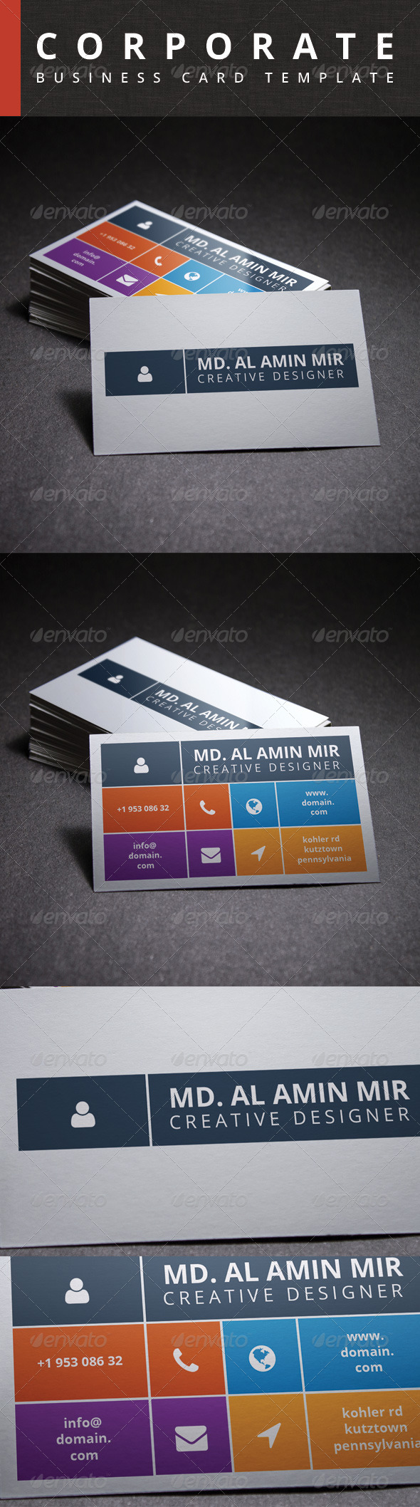 Corporate Business Card - Corporate Business Cards