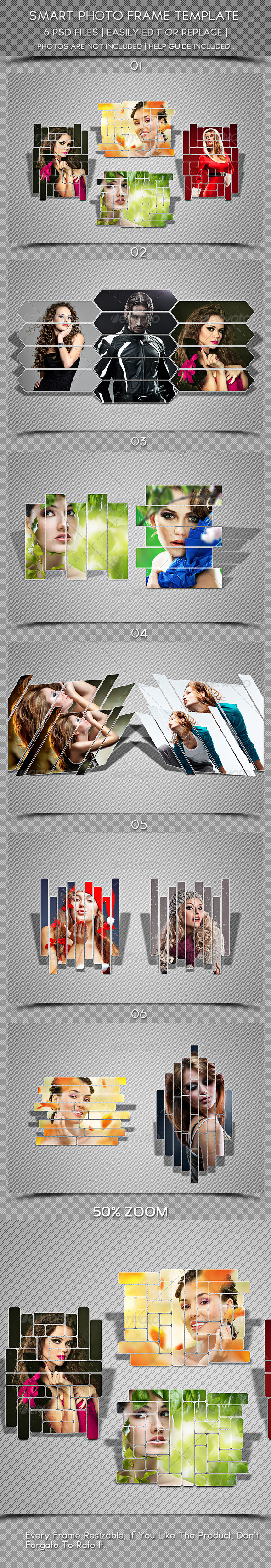 Smart Photoframe Template - Photo Templates Graphics