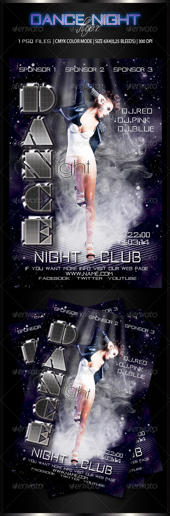 Dance Night Flyer 2 - Clubs & Parties Events