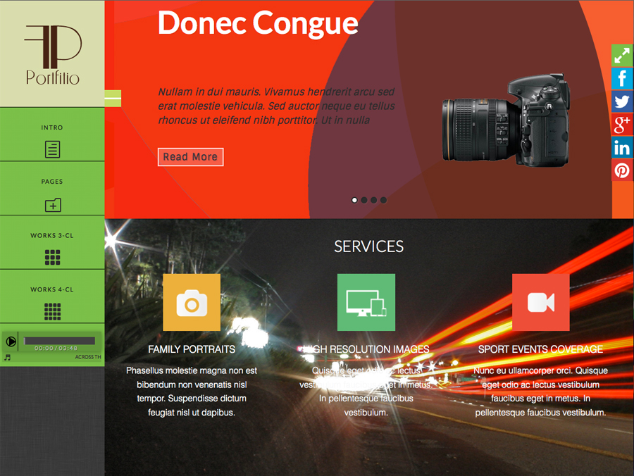 Responsive & Animated Interactive Portfolio