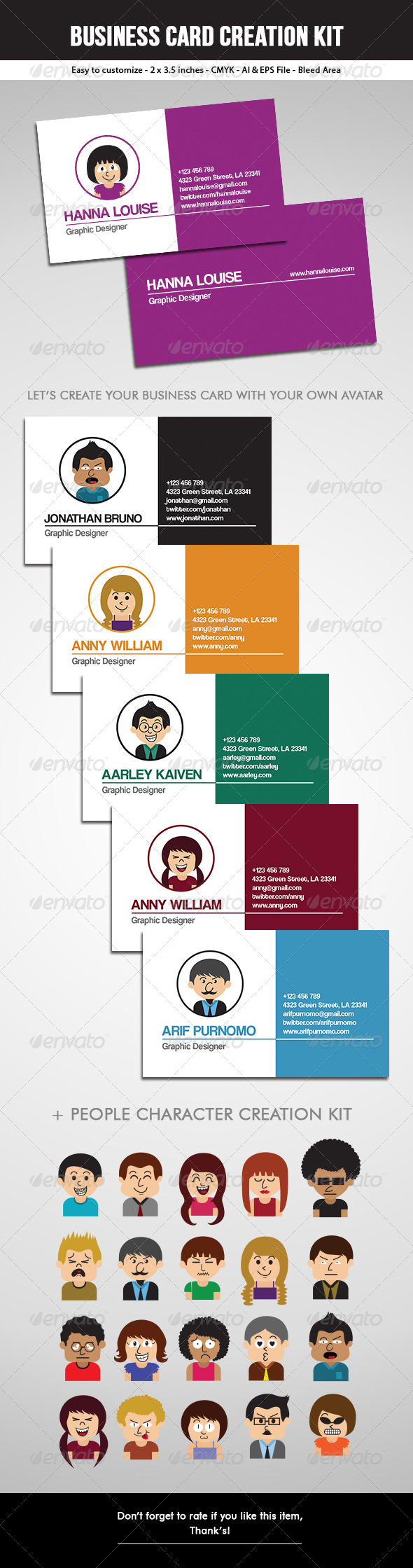 Business Card Creation Kit - Creative Business Cards