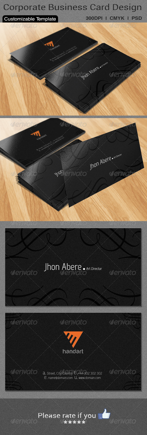 Classic Business Card Design - Corporate Business Cards