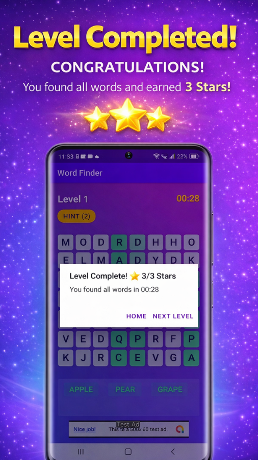 Word Finder - Premium Android Word Puzzle Game (Java + AdMob + Reskin ...